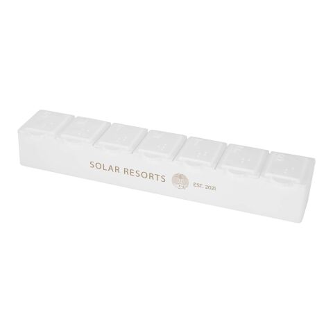 Dose 7-day multi-vitamin organiser Standard | White | No Branding | not available | not available