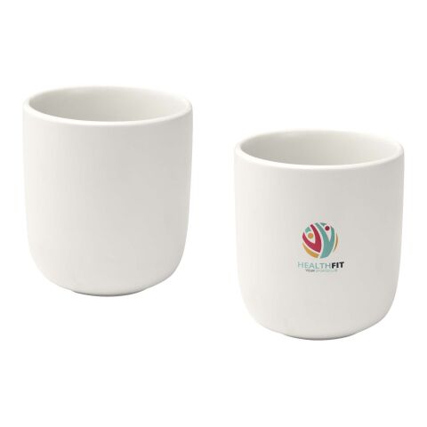 Male 200 ml ceramic cups - set of 2 Standard | White | No Branding | not available | not available