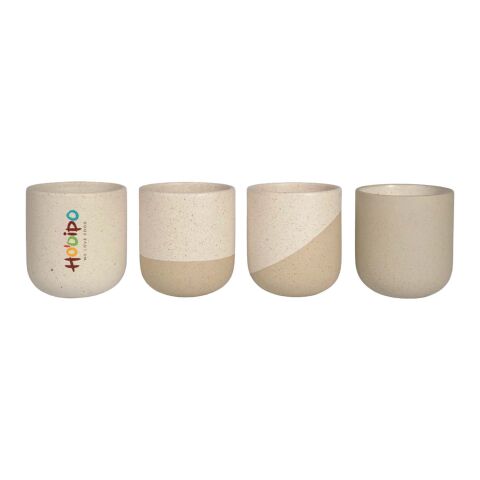 Originalhome Reclay 350 ml tea and matcha mug set	 White