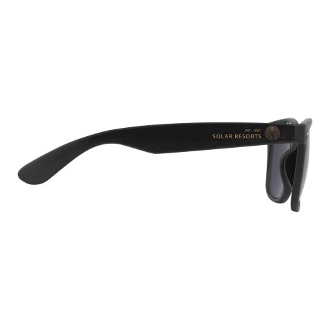 Sun Ray recycled plastic sunglasses Standard | Solid black | not available | No Branding | not available | not available