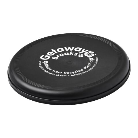 Orbit recycled plastic frisbee Solid black | No Branding | not available | not available