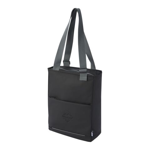 Aqua 14&quot; GRS recycled water resistant laptop tote bag 14L Black | No Branding | not available | not available