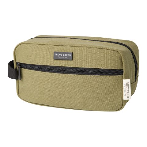 Joey GRS recycled canvas toiletry bag 3.5L Standard | Olive | No Branding | not available | not available
