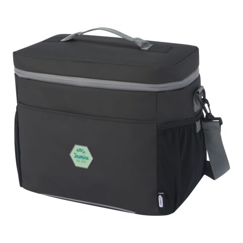 Aqua 20-can GRS recycled water resistant cooler bag 22L Black | No Branding | not available | not available