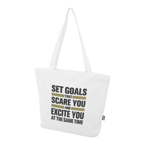 Panama GRS recycled zippered tote bag 20L Standard | White | No Branding | not available | not available | not available