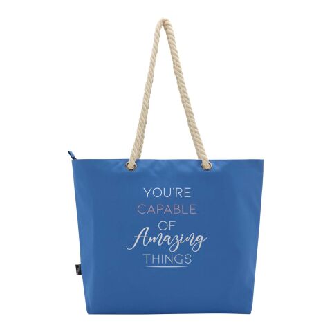 Panama GRS recycled beach cooler tote bag with cord handles