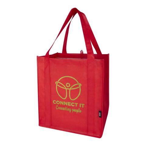 Liberty GRS recycled non-woven bottom board tote bag 29L Standard | Red | No Branding | not available | not available | not available