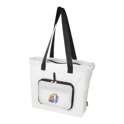 EcoFold RPET foldable tote bag 16L Standard | White | No Branding | not available | not available