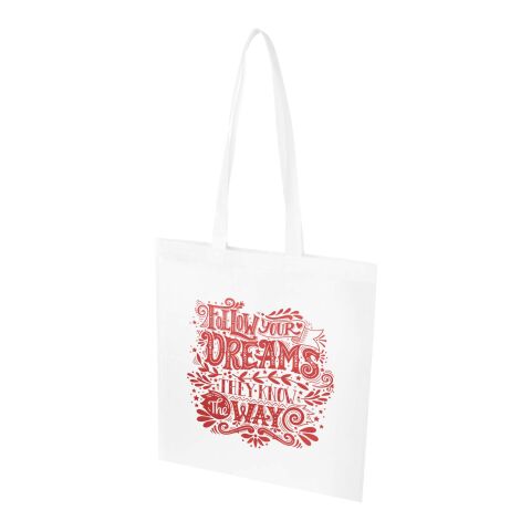 EcoSeal GRS recycled nonwoven convention tote bag 6L Standard | White | No Branding | not available | not available | not available