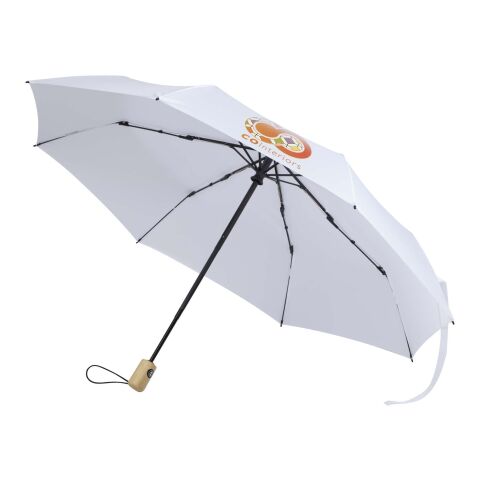 Renee 23” foldable auto open &amp; close umbrella White