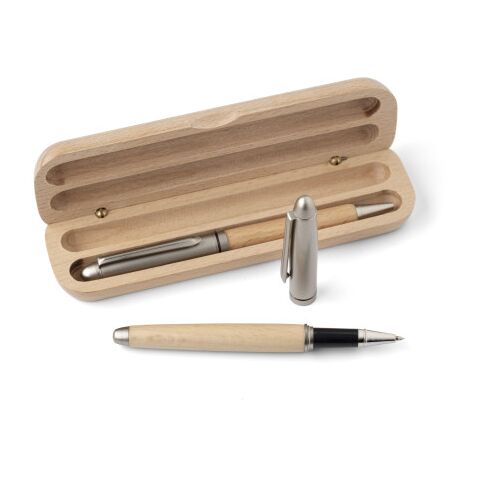 Beechwood writing set Oliviero
