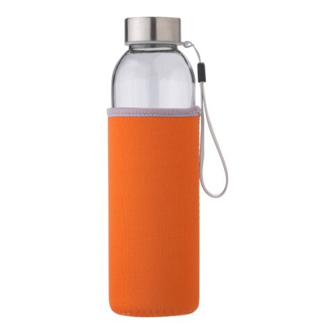 Glass bottle (500 ml) with neoprene sleeve Nika
