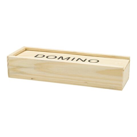 Wooden box with domino game Enid