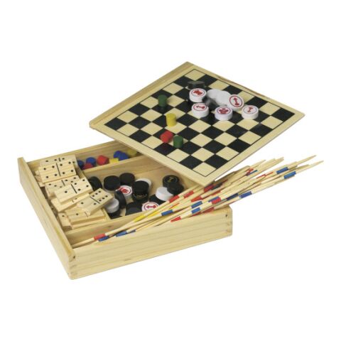 Wooden 5-in-1 game set Cherie