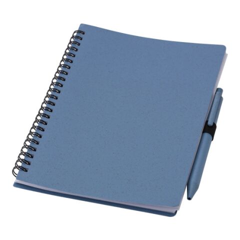 Wheat straw notebook with pen Massimo