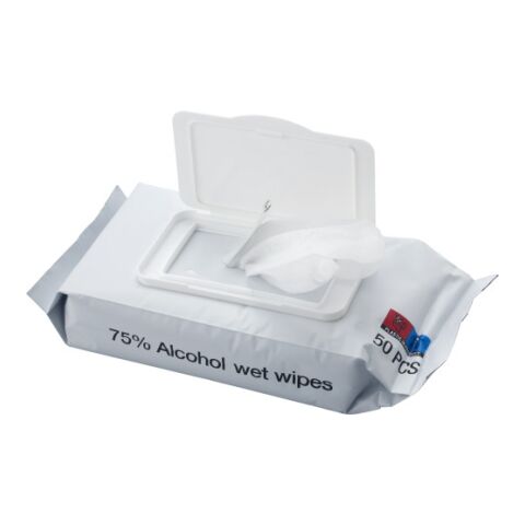 Pouch with 50 wet tissues (75% alcohol) Estella