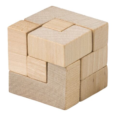 Wooden cube puzzle Amber