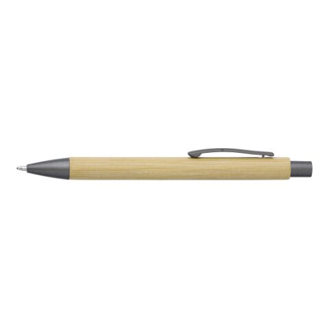 Bamboo and plastic ballpen Kalani gun metal | Without Branding | not available | not available