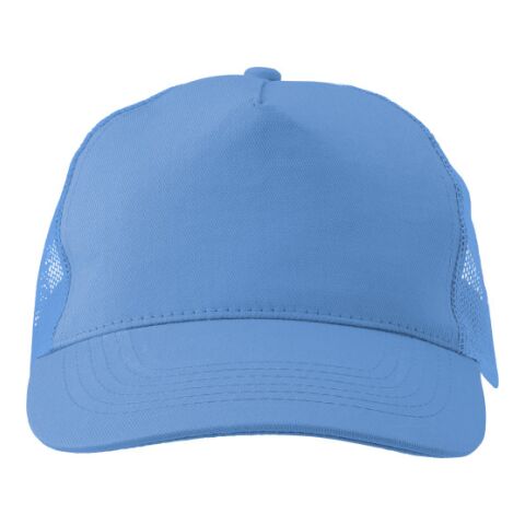 Cotton twill and plastic cap Penelope light blue | Without Branding | not available | not available