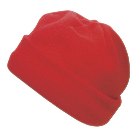 Polyester fleece (200 gr/m²) beanie Elliana red | Without Branding | not available | not available
