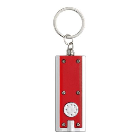 Key holder with LED Mitchell, ABS red | Without Branding | not available | not available