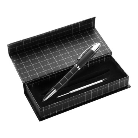 Metal ballpen Malika black/silver | Without Branding | not available | not available