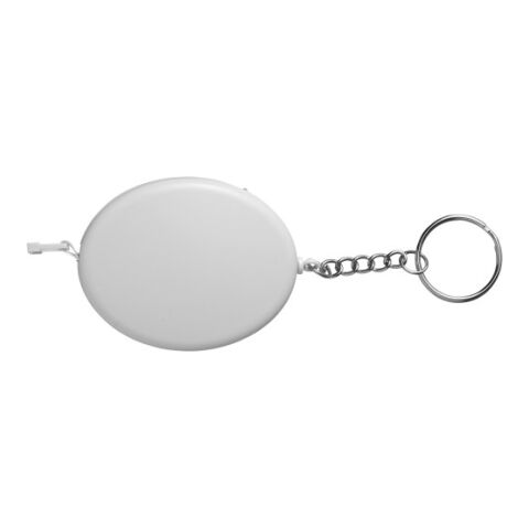 ABS key holder tape measure Lorena white | Without Branding | not available | not available