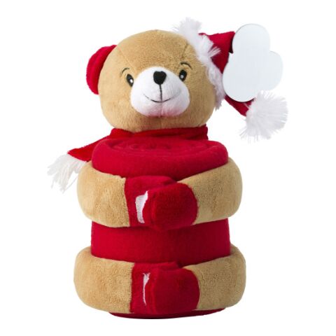 Christmas stuffed animal with blanket Andrew