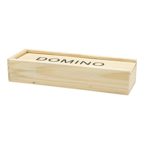 Wooden box with domino game Enid brown | Without Branding | not available | not available