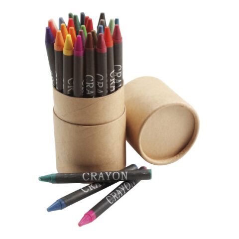 Cardboard tube with crayons Gabrielle custom/multicolor | Without Branding | not available | not available