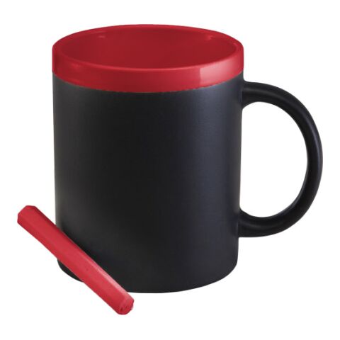 Ceramic mug Claude red | Without Branding | not available | not available