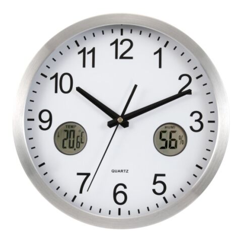 Plastic wall clock Kenya silver | Without Branding | not available | not available