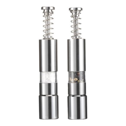 Stainless steel salt and pepper mill Annalena silver | Without Branding | not available | not available