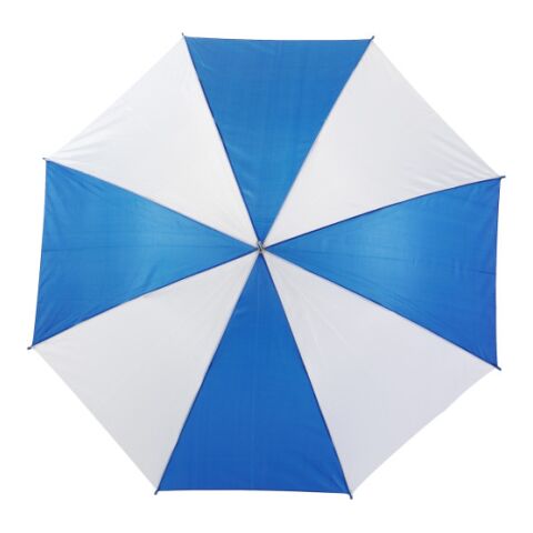 Polyester (190T) umbrella Russell blue/white | Without Branding | not available | not available