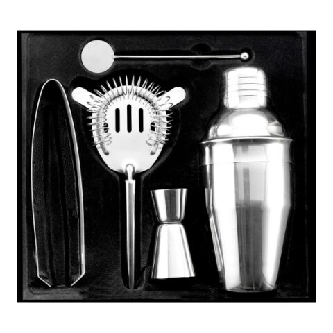Stainless steel cocktail set Natalina silver | Without Branding | not available | not available