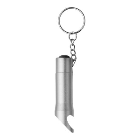 Aluminium 2-in-1 key holder Carla silver | Without Branding | not available | not available