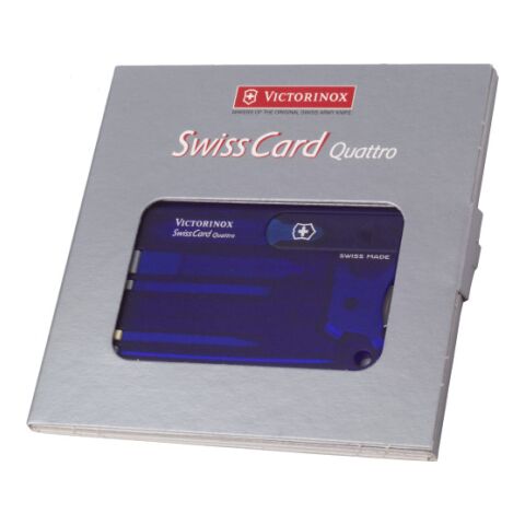 Nylon Victorinox SwissCard Quatro multitool blue | Without Branding | not available | not available
