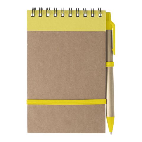 Cardboard notebook Emory yellow | Without Branding | not available | not available
