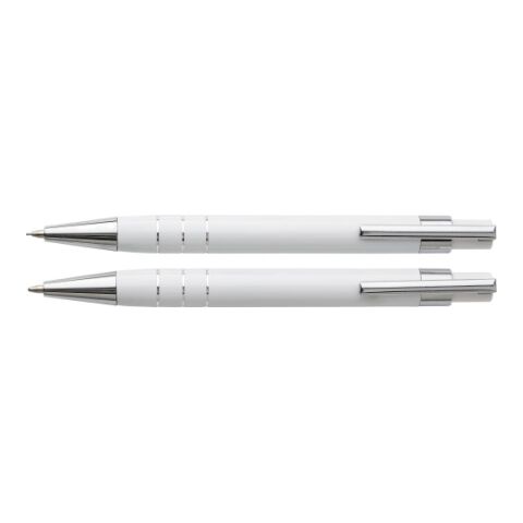 Aluminium writing set Hannah white | Without Branding | not available | not available