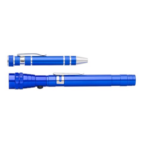 Aluminium 2-in-1 torch Olivia cobalt blue | Without Branding | not available | not available