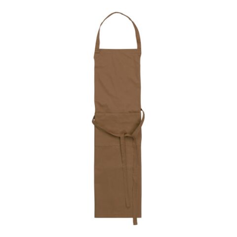 Apron Luke, cotton and polyester (240 gr/m²) brown | Without Branding | not available | not available