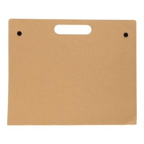 Writing folder Keisha, Cardboard brown | Without Branding | not available | not available