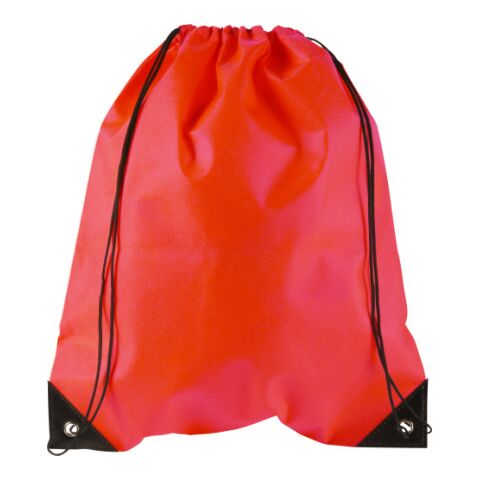 Nonwoven (80 gr/m²) drawstring backpack Nathalie red | Without Branding | not available | not available
