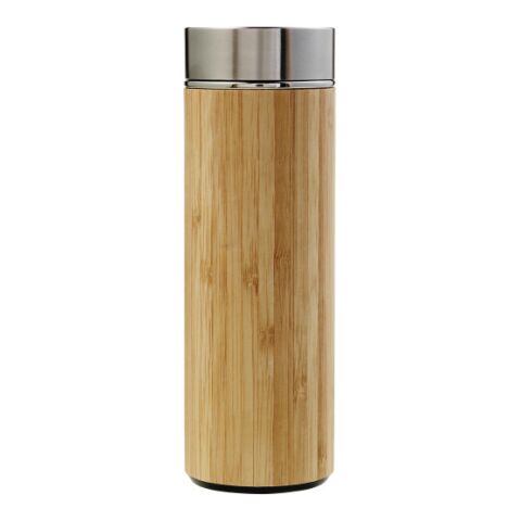 Bamboo and stainless steel double walled bottle Yara brown | Without Branding | not available | not available