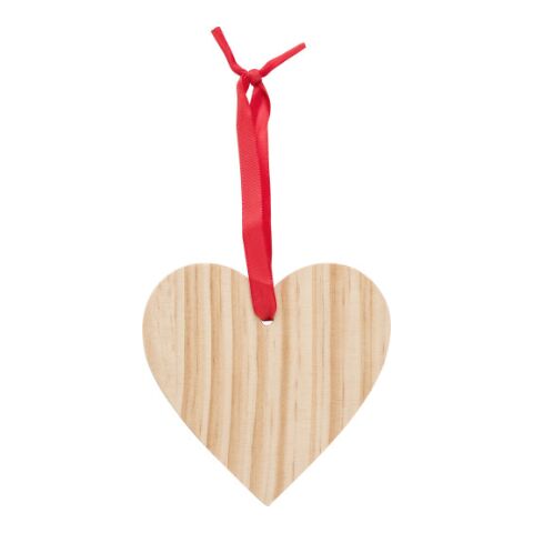 Wooden Christmas ornament Heart Einar brown | Without Branding | not available | not available