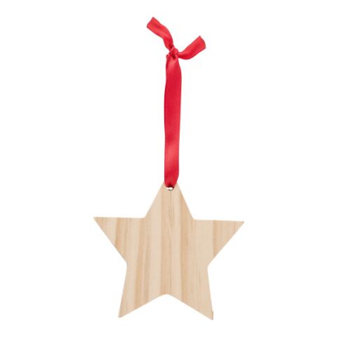 Wooden Christmas ornament Star Caspian