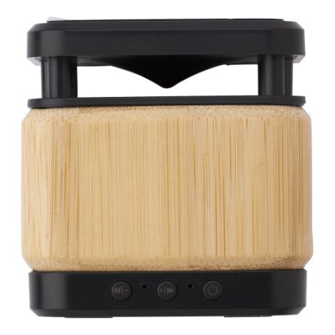 Bamboo and ABS wireless speaker and charger Nova brown | Without Branding | not available | not available