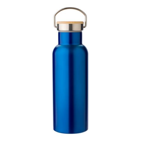 Stainless steel double-walled drinking bottle Odette blue | Without Branding | not available | not available