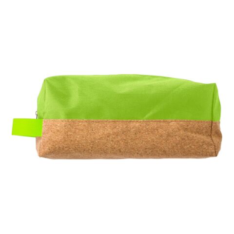 Polyester and cork toilet bag Lynn green | Without Branding | not available | not available
