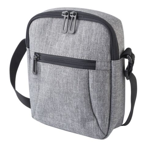Polyester shoulder bag Caden grey | Without Branding | not available | not available